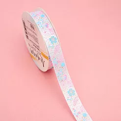 Лента атласная с золочением "Цветочная долина", ширина 1,5 см, длина 5 м (АртУзор) Лента атласная с золочением "Цветочная долина", ширина 1,5 см, длина 5 м (АртУзор)