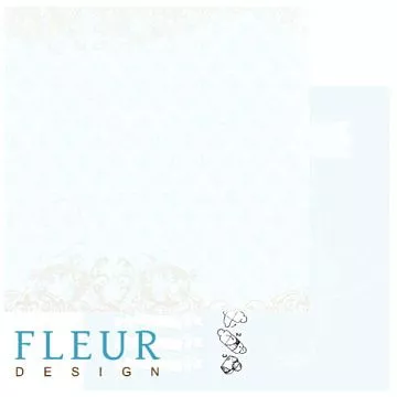 Бумага "Свадебная коллекция. Голубое кружево" (Fleur-design)