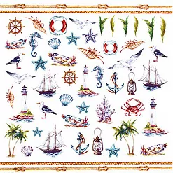 Бумага "Райские острова. Картинки для вырезания" (MonaDesign) Бумага "Райские острова. Картинки для вырезания" (MonaDesign)