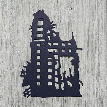 Нож "Развалины", 5,6х8 см (ArtScrap)