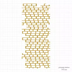 Нож "Кирпичи мелкие", 6,4х13,7 см (Mr.Painter) Нож "Кирпичи мелкие", 6,4х13,7 см (Mr.Painter)