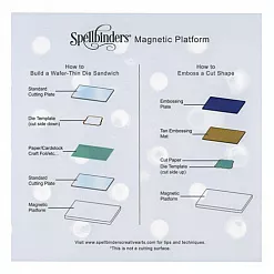 Магнитная платформа 16,5х22 см Platinum (Spellbinders) Магнитная платформа 16,5х22 см Platinum (Spellbinders)