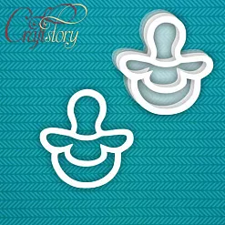 Украшение из чипборда "Шейкер. Соска", большое (CraftStory)