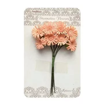 Букет маргариток "Персиковые", 8 шт (ScrapBerry's)