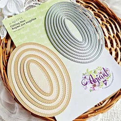 Нож "Овалы с прострочкой", 13,8х9,8 см (AgiArt) Нож "Овалы с прострочкой", 13,8х9,8 см (AgiArt)