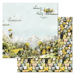 Бумага "СуперБабушка. Так интереснее" (ScrapMania) Бумага "СуперБабушка. Так интереснее" (ScrapMania)