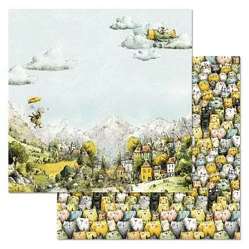 Бумага "СуперБабушка. Так интереснее" (ScrapMania)