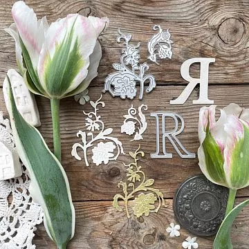 Нож "А я росла в узорной тишине", 5,5х7,4 см (MimiCut)