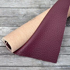 Отрез экокожи 33х70 см "Текстурный. Винный" (Pty Италия) Отрез экокожи 33х70 см "Текстурный. Винный" (Pty Италия)