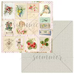 Бумага 30х30 см "Вкус лета. Летние воспоминания" (Summer Studio)