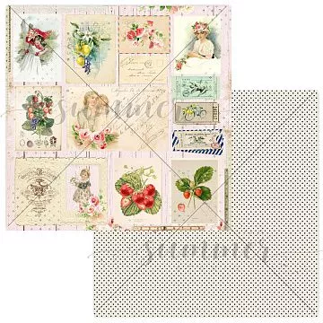 Бумага 30х30 см "Вкус лета. Летние воспоминания" (Summer Studio)