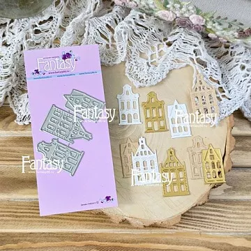 Нож "Домики 1691", 3,9х2,2 см (Fantasy)