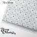 Отрез ткани 75х50 см "Снежинки-мандаринки. Снегопад" (ScrapMania) Отрез ткани 75х50 см "Снежинки-мандаринки. Снегопад" (ScrapMania)