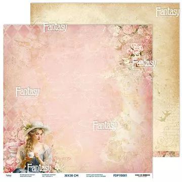 Бумага 30х30 см "Шарман 1" (Fantasy)