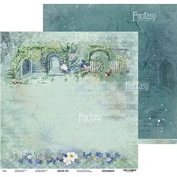 Бумага 30х30 см "Дверь в Лето 4" (Fantasy)