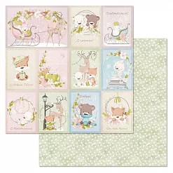 Бумага "Новогодняя Ванилька. Карточки" (ScrapMania) Бумага "Новогодняя Ванилька. Карточки" (ScrapMania)