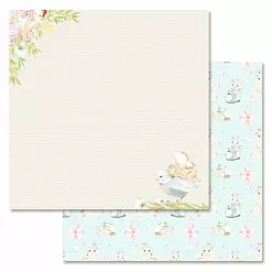 Набор бумаги 30,5х30,5 см "Клубничное детство", 9 листов (ScrapMania)