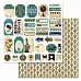 Набор бумаги 30,5х30,5 см "Вечные странники", 12 листов (ScrapMania)