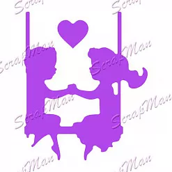 Нож "Влюбленные" (Scrapman)