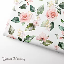 Отрез ткани 75х50 см "Мечты невесты. Бутоны" (ScrapMania)