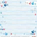 Бумага "ЗайкаМи. Малыши. По морям, по волнам" (ScrapBerry's)