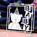 Чипборд "Мишка Baby в рамке 2159" (Fantasy)