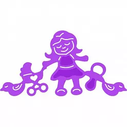 Нож "Уголок девочки" (Scrapman)