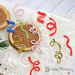 Нож "Праздничные ленты", 2х5,5 см (ScrapMania)