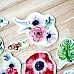 Набор высечек из бумаги "Роскошный фламинго", 81 шт (ScrapMania)