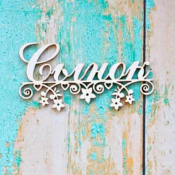 Украшение из чипборда "Сынок" (ScrapКрым)