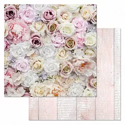 Набор бумаги 30,5х30,5 см "Фономикс. Свадебный букет", 12 листов (ScrapMania)