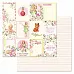 Набор бумаги 20х20 см "Кудряшка", 12 листов (ScrapMania)