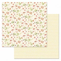 Набор бумаги 20х20 см "Варенье из одуванчиков", 12 листов (ScrapMania)