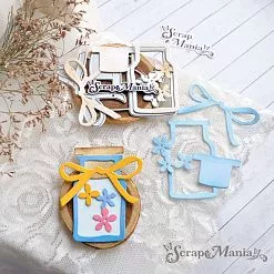 Нож "Склянки. Средняя", 3,3х5,5 см (ScrapMania)