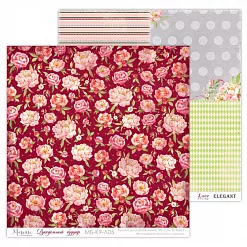 Бумага 30х30 см "Рукодельный будуар 05" (Muscari) Бумага 30х30 см "Рукодельный будуар 05" (Muscari)