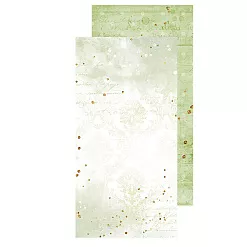 Набор бумаги 30х15 см "Greenery invitation. Basic", 18 листов (CraftO'clock)