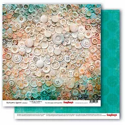 Набор бумаги 30х30 см "Этника", 8 листов (ScrapBerry's)