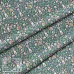 Отрез ткани 79х50 см "Зайцы с веточками на зеленом" (Cotton)
