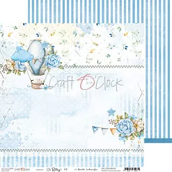 Набор бумаги 15х15 см "Oh, Boy!", 24 листа (CraftO'clock)