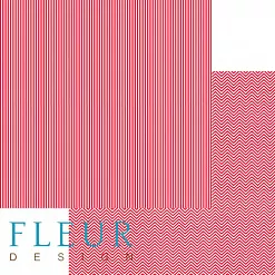 Набор бумаги 30х30 см "Чисто и просто, базовая", 14 листов (Fleur-design)