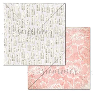 Бумага 30х30 см "Spring festival. Our home" (Summer Studio)