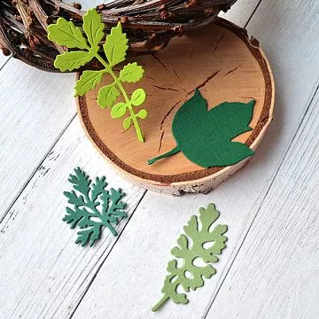 Набор вырубок "Листья и ветки" (ScrapMania)