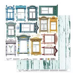 Бумага "Вокруг меня. Двери и окна. Русские цветные" (Mr.Painter) Бумага "Вокруг меня. Двери и окна. Русские цветные" (Mr.Painter)