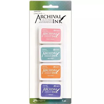 Набор штемпельных подушечек мини Archival Ink Wendy Vecchi kit 3 (Ranger)