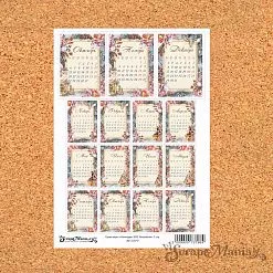 Скрап-карта А4 "Календарь 2025. Волшебник" (ScrapMania)