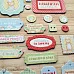 Набор цветного чипборда "Усатый поваренок" (ScrapMania)