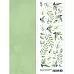 Лист с картинками 10х30 см "Веточки с листиками" (ScrapMania)