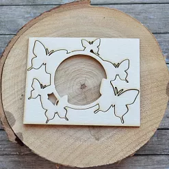 Украшение из чипборда "Рамочка с бабочками" (ScrapStar)