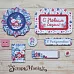 Набор цветного чипборда "Снеговички" (ScrapMania)