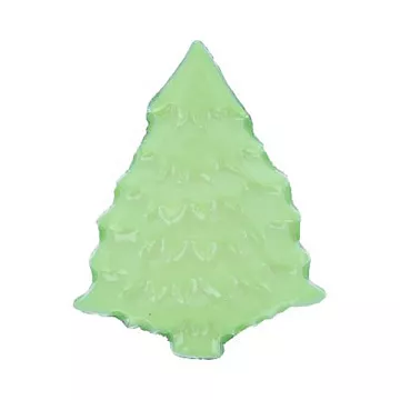 Пуговица пластиковая "Елочка", цвет салатовый (Gamma)